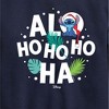 Boys' - Lilo and Stitch - Alo Ho Ho Ho Ha Graphic Long Sleeve Fleece Sweatshirt - 2 of 4