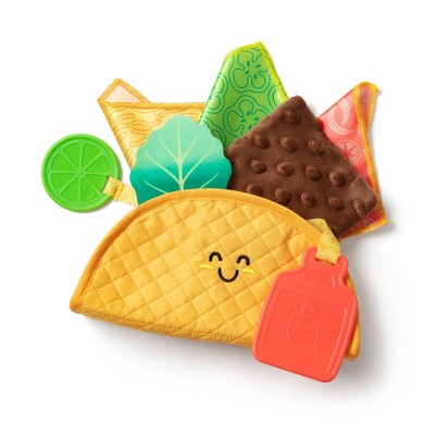 Melissa &#38; Doug Multi-Sensory Soft Taco Fill &#38; Spill Infant Toy