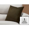 Vynxaria 27" Square Decorative Throw Pillow - Hypoallergenic Polyester, Modern Design - 4 of 4