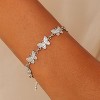 Silver Alloy Butterfly - Shaped Modern Unisex Bracelet - 4 of 4