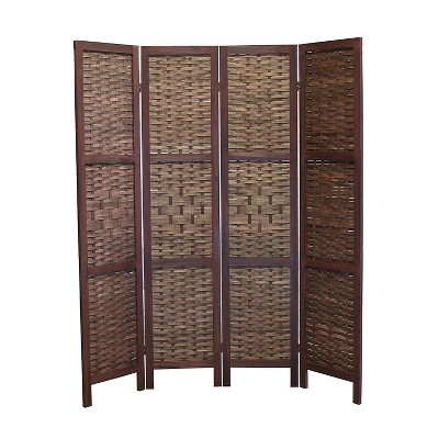 Proman Products FS16688 Folding Screen, 60 x 67 x 1, Brown
