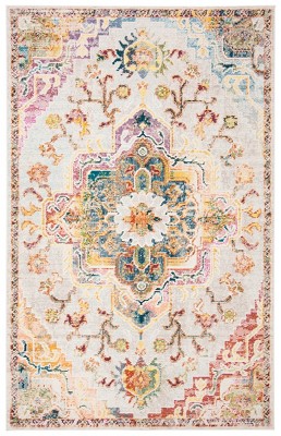 Elysian Light Blue Oriental Synthetic Rug - 3' x 5'