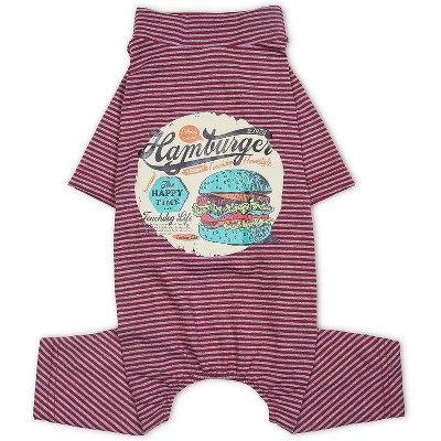 Touchdog  Onesie Lightweight Breathable Printed Full Body Pet Dog T-Shirt Pajamas