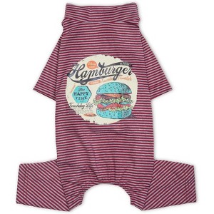 Touchdog  Onesie Lightweight Breathable Printed Full Body Pet Dog T-Shirt Pajamas - 1 of 1