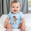 The Juniper Shop Watercolor Baseball Bear Baby Short Sleeve Bodysuit - 3 of 4
