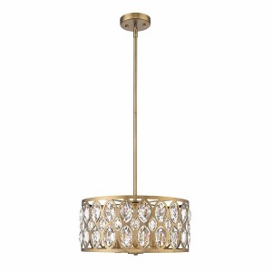 Z-Lite Dealey 5 - Light Chandelier in  Heirloom Brass - 1 of 3