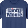 Dinty Moore Vintage Logo Women's Navy Heather T-Shirt - 2 of 3