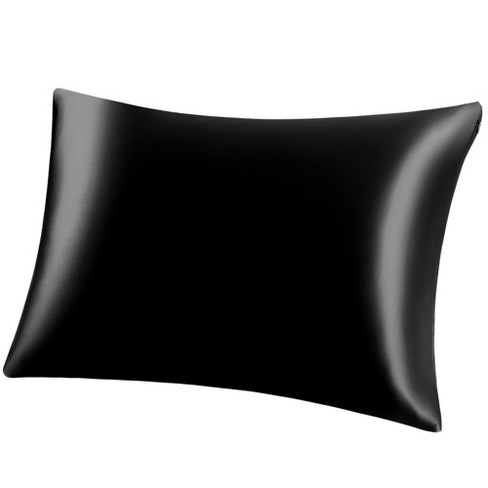 Black hair hotsell and silk pillowcase