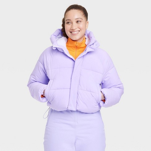 Puffy purple outlet jacket