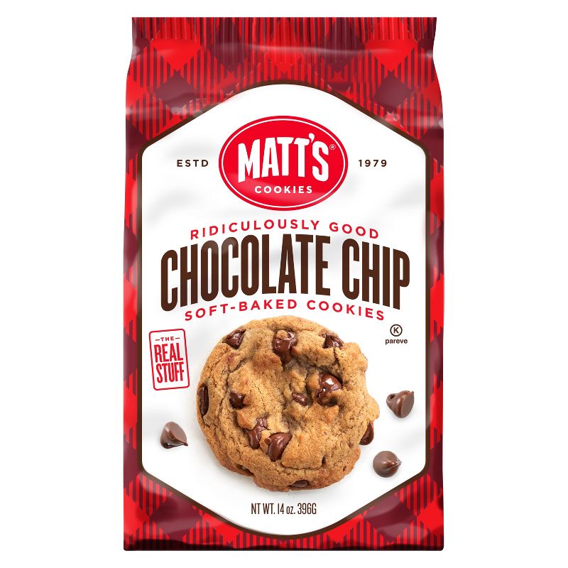 Matt&#39;s Real Chocolate Chip Cookies - 14oz, 1 of 2