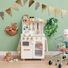 Teamson Kids Little Chef Memphis Play Kitchen + Accessories, White/Gold - 2 of 4