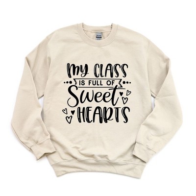 Simply Sage Market Women's Graphic Sweatshirt My Class Is Full Of Sweethearts