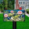 Frog Pond Summer Magnetic Mailbox Cover Lily Pads Standard Briarwood Lane - 2 of 3
