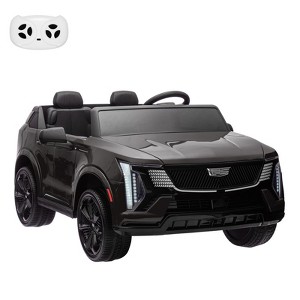 24V 2-Seater Kids Ride-on Car with Remote Control, Electric Ride on Truck Toy for Toddlers Licensed Cadillac 4 Wheel Vehicle - 1 of 4
