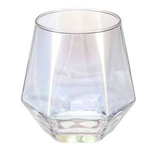 Unique Bargains Diamond Stemless Design Whiskey Glasses Drinkware - 1 of 4