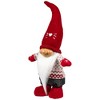 Northlight Plush Standing Nordic Christmas Gnome - 11" - 4 of 4
