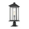 Z-Lite Portland 1 - Light Lantern in  Black - 2 of 4
