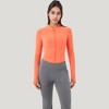 Anna-Kaci Active Women's Long Sleeve Zip Front Activewear Jacket with Streamlined Fit and Lightweight Performance Fabric - 2 of 4