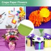 Unique Bargains Durable Soft Flexible Colorful Crepe Paper Variety of Colors 2 Pcs - 4 of 4