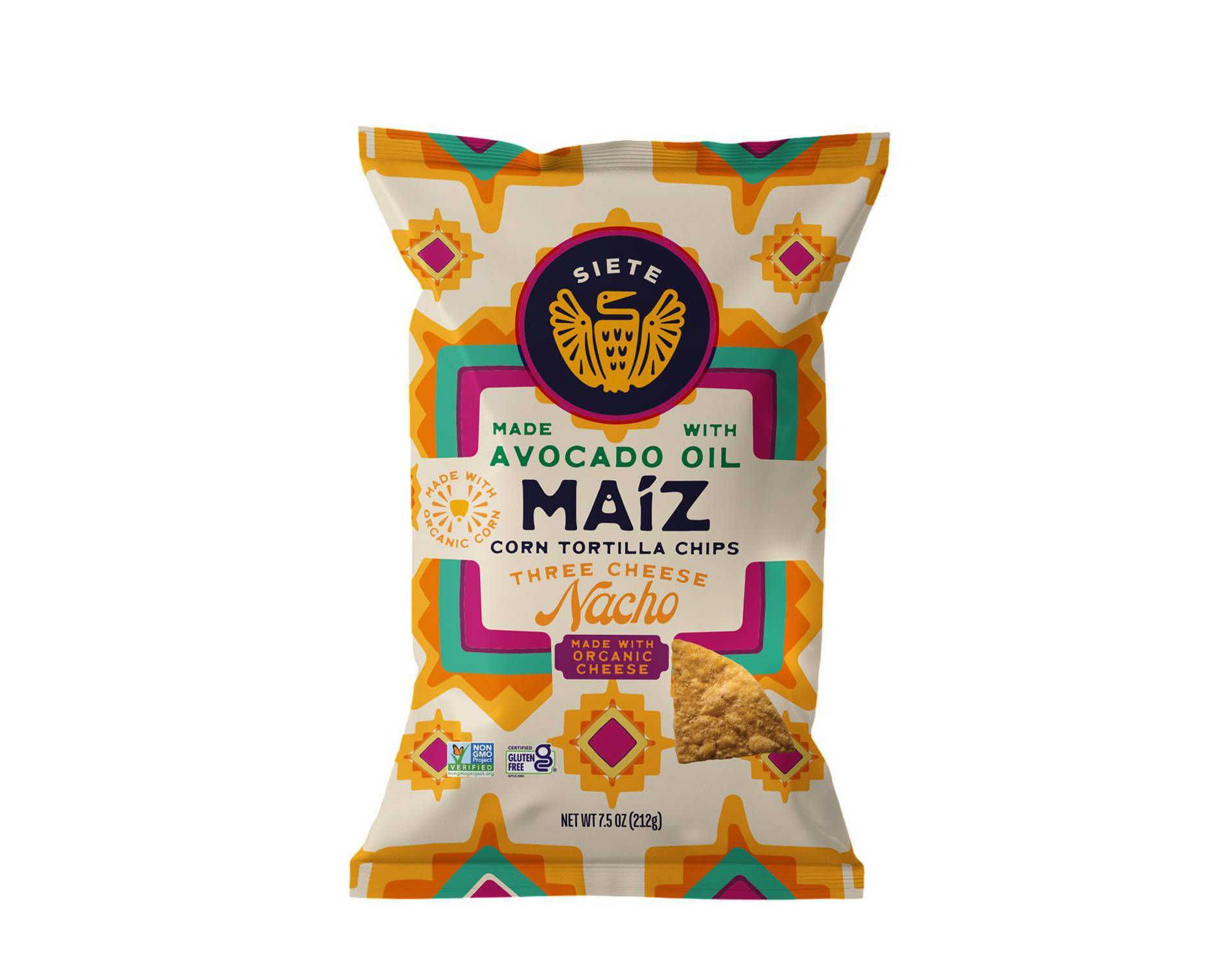 Siete Three Cheese Corn Tortilla Chips - 7.5oz