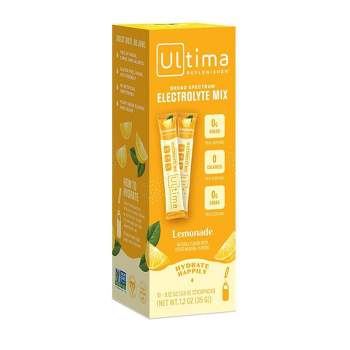 Ultima Replenisher Electrolyte Drink Mix Vegan Lemonade Box - 10ct