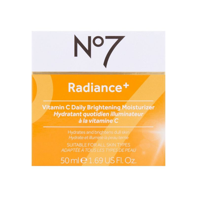 No7 Radiance+ Vitamin C Daily Brightening Moisturizer - 1.69 fl oz, 5 of 9