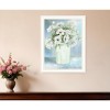 HomeRoots White BLOOMS White Framed Print Wall Art - 2 of 4