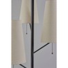 Daniel Floor Lamp Black - Adesso: Modern Industrial, 71