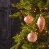 Crackled Swirl Glass Ornament (Set of 6) - 2 of 4