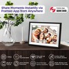ELIME 10.1 inch WiFi Frameo Digital Photo Frame - Aluminum Frame - 2 of 4