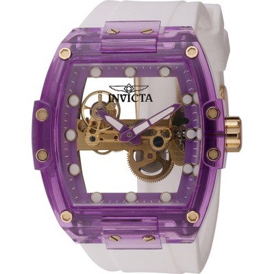 Invicta 44368 Men's S1 Rally White Silicone Strap Mechanical Watch