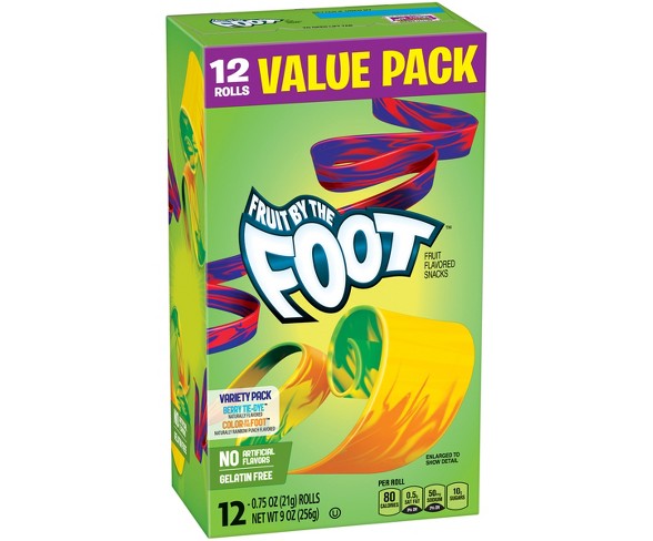 Fruit By The Foot Fruit Flavored Snacks Value Pack - 9oz