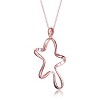 Guili Sterling Silver Star Pendant Necklace with Gold Accents, Inspired by the Night Sky, Offering a Dazzling and Captivating Look - 3 of 3