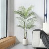 DR.Planzen Faux Palm Trees with Oval White Planter, Pre Potted Fake Greenry Palm Tree for Home Decor - 4 of 4