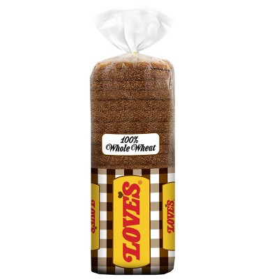 Love's 100% Whole Wheat Round Top Bread - 16oz