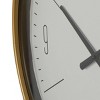 20"x20" Contemporary Glass Wall Clock - Olivia & May - 3 of 4