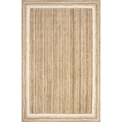 Nuloom Rikki Coastal Braided Jute Indoor Area Rug