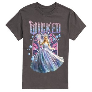 Men's - Wicked - Glinda Florals Short Sleeve Graphic T-Shirt - 1 of 4