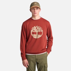 Timberland Men's Northwood Tree Logo Loopback Crew Neck Sweatshirt - 1 of 3