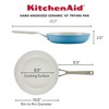 KitchenAid Hard Anodized 10" Nonstick Ceramic Frying Pan - Blue Velvet: Ceramic Skillet, Stainless Steel Handle - 2 of 4