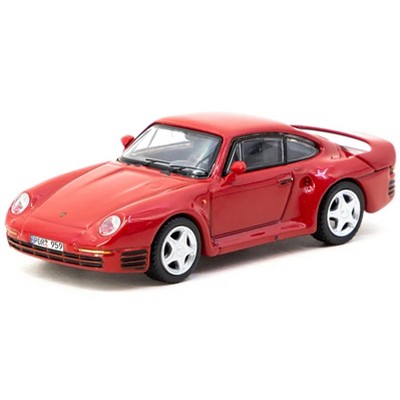 Porsche 959 Red "Global64" Series 1/64 Diecast Model by Tarmac Works