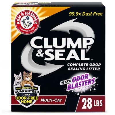 Arm & Hammer Clump & Seal Multi-Cat Clumping Cat Litter - 28lbs
