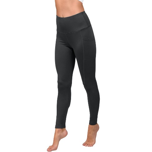 90 Degree By Reflex - Women's Polarflex Fleece Lined High Waist Legging -  Black - Xx Large : Target