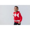 Power Rangers Blue Ranger Red Ranger Black Ranger Fleece Zip Up Hoodie - 2 of 4