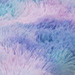 tie-dye blue rainbow