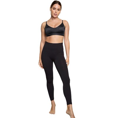 Leonisa High Waisted Legging With Double-layered Waistband And Breathable  Mesh Cutouts - Black S : Target