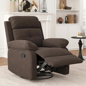 SEVOBAL Sofas Small Recliner Chair for Adults for Small Spaces, Bedroom and Living Room, Black,34.2"*32.2"*39.3" - 1 of 4