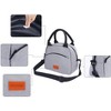 Unique Bargains Insulated Leakproof Waterproof Adult Freezable Lunch Bag 9.4 x 5.1 x 8.3 Inches - 4 of 4