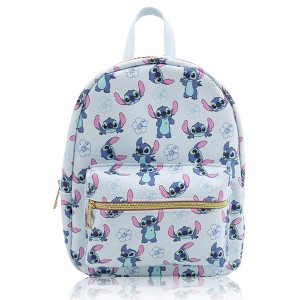 disney mini stitch backpack Loungefly side pockets Disney Lilo & Stitch Stitch