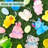 Wrapables Mini Stuffed Animal Plush Toys, Keychain Decoration, Party Favors, Stocking Stuffers, Easter Egg Basket Fillers (Set of 24) - 4 of 4